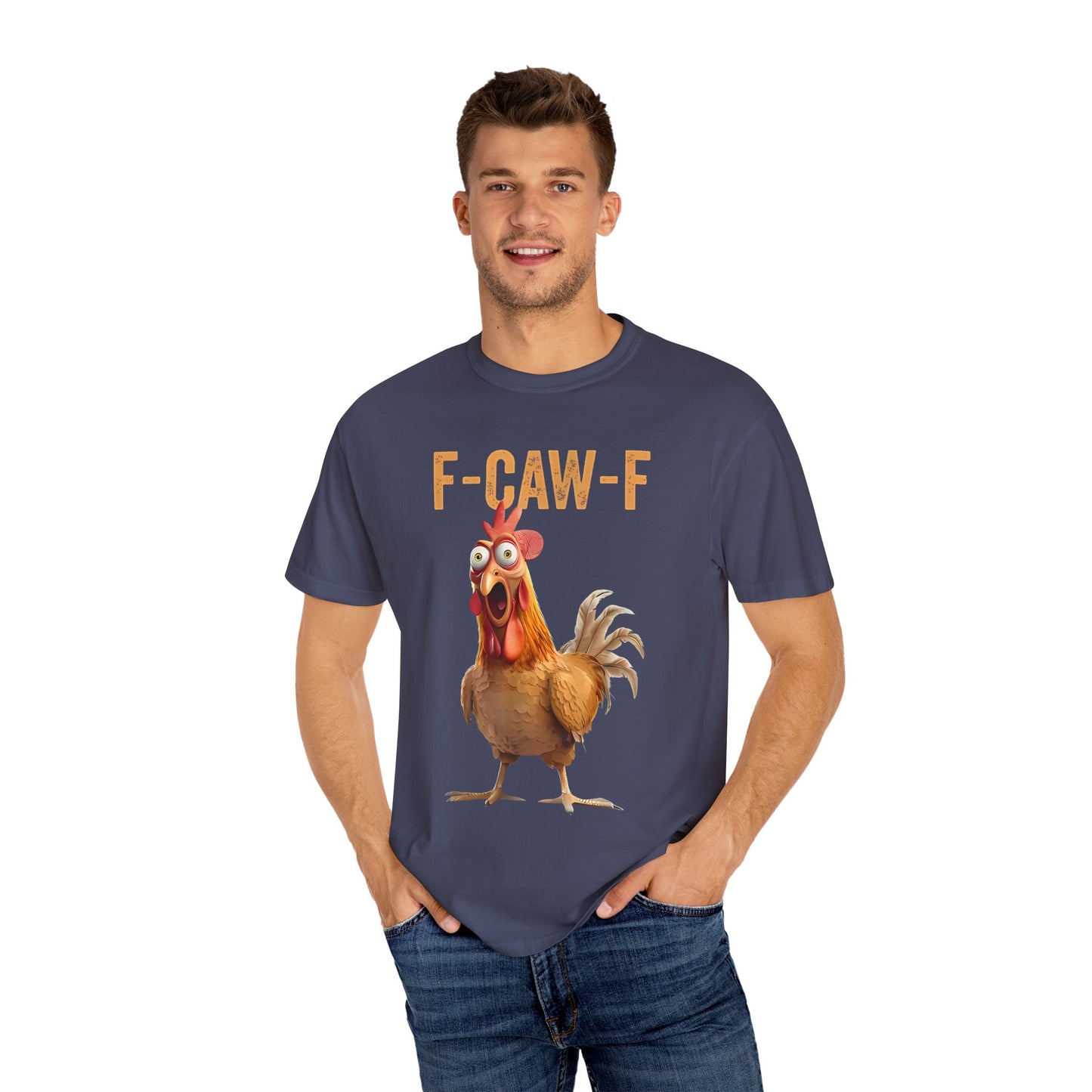 Rooster 'F-CAW-F' Graphic T-Shirt