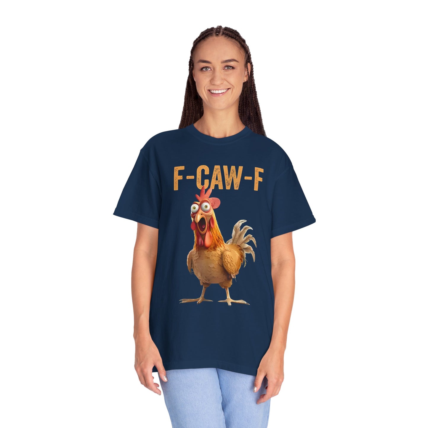 Rooster 'F-CAW-F' Graphic T-Shirt