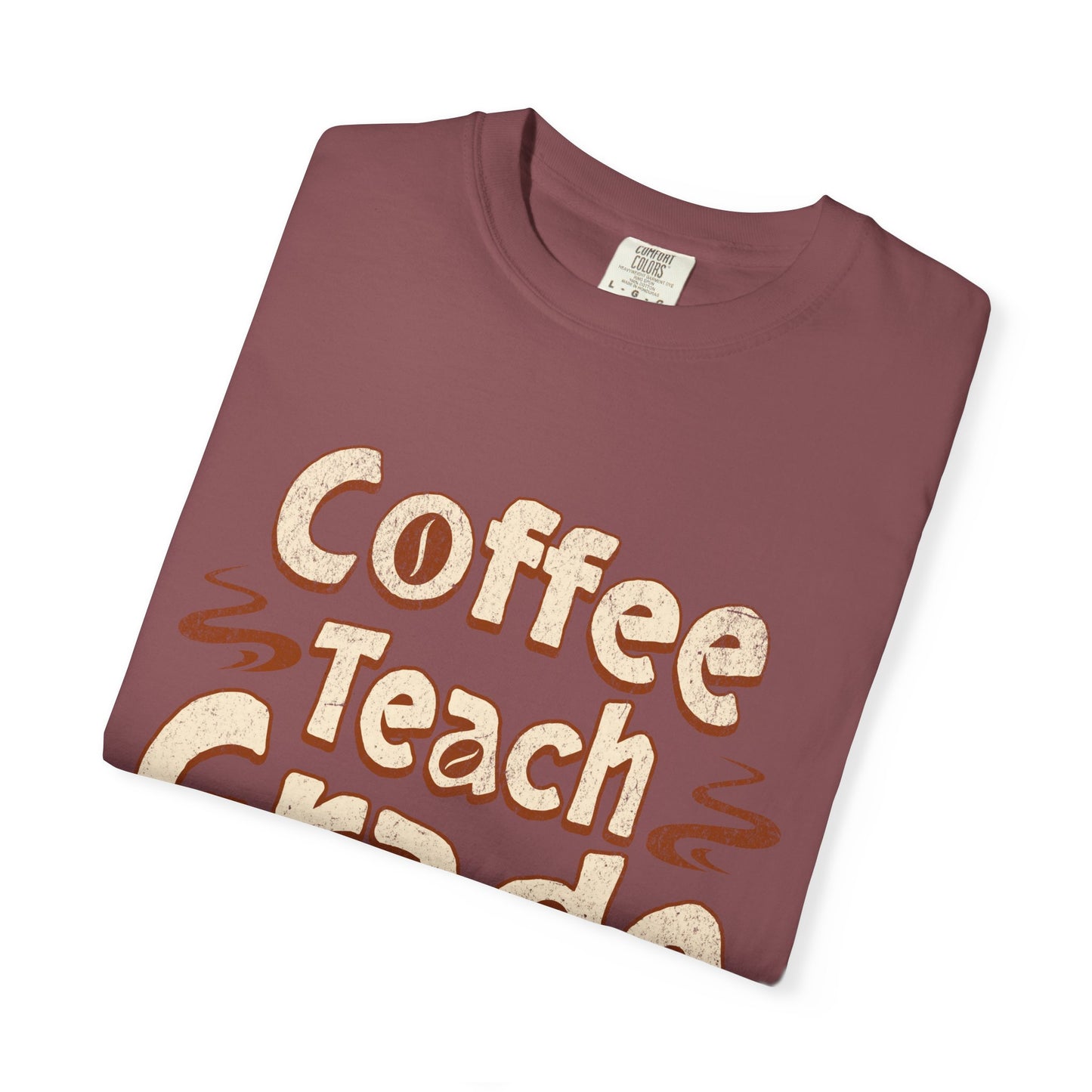 Coffee Teach Grade Repeat - Back to School T-Shirt