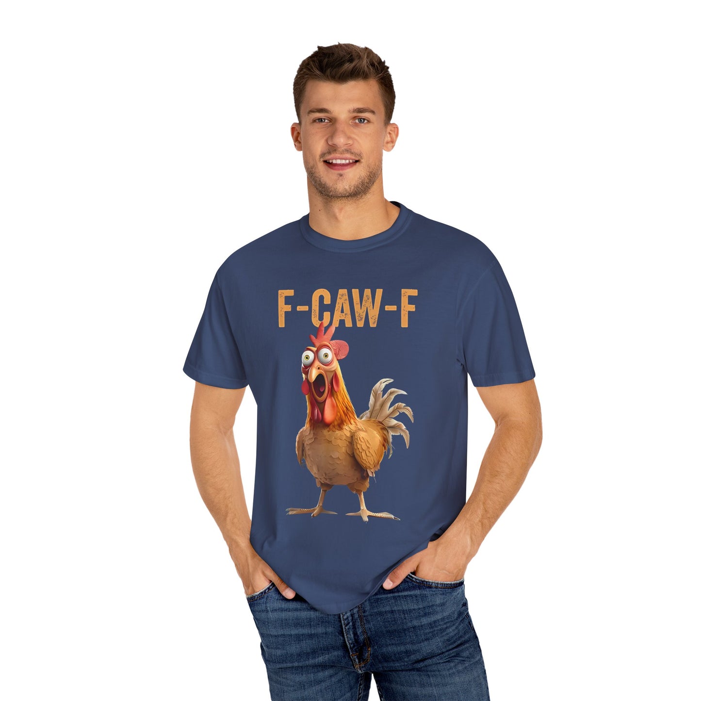 Rooster 'F-CAW-F' Graphic T-Shirt