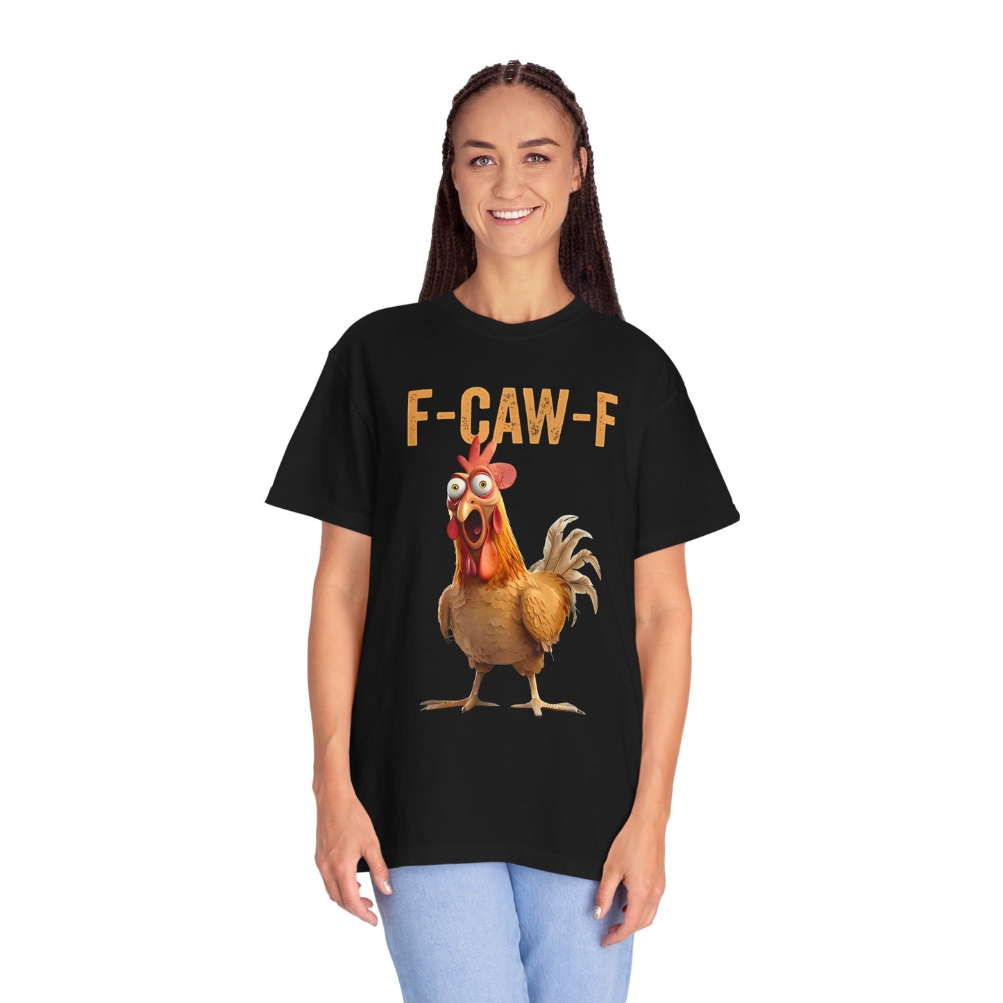 Rooster 'F-CAW-F' Graphic T-Shirt