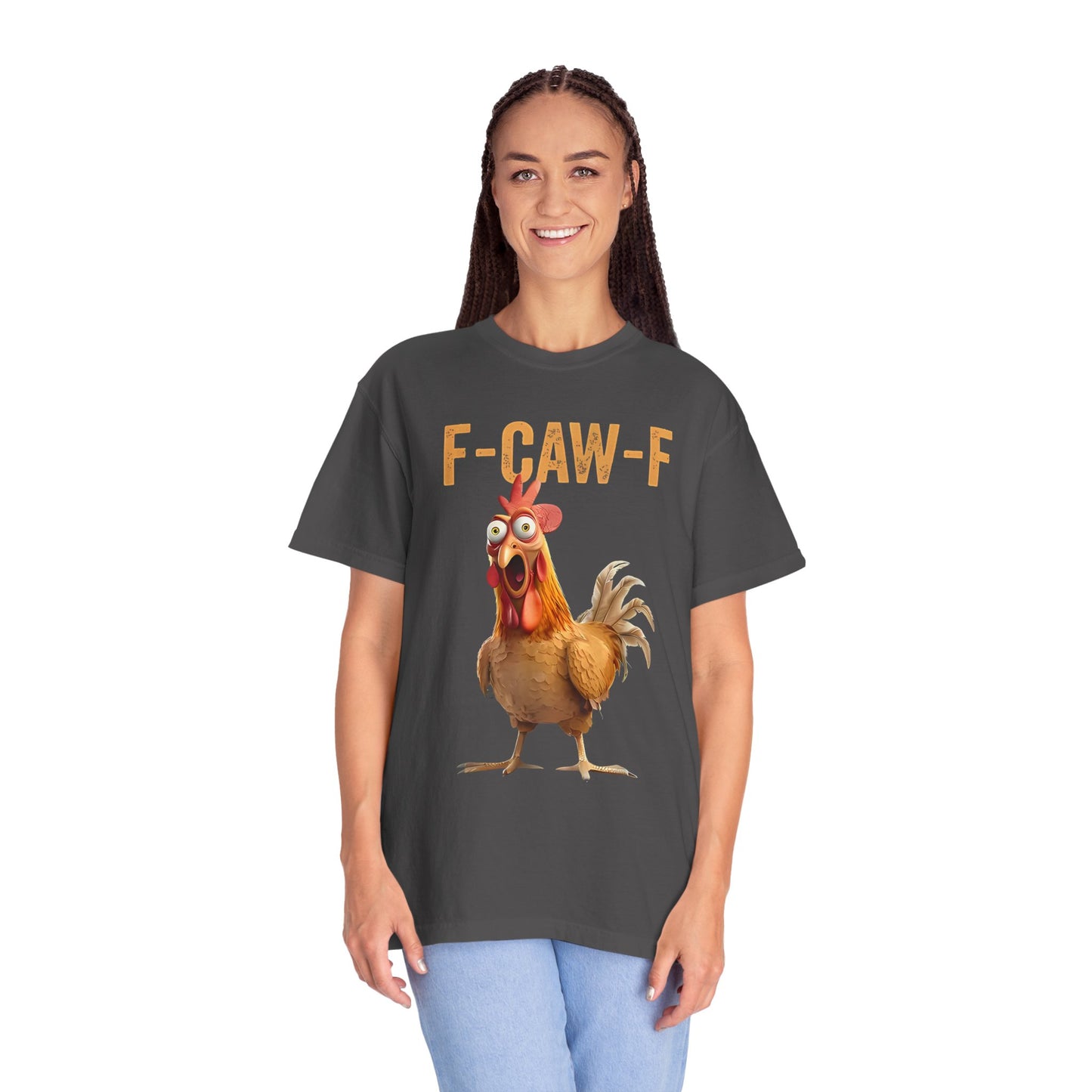 Rooster 'F-CAW-F' Graphic T-Shirt