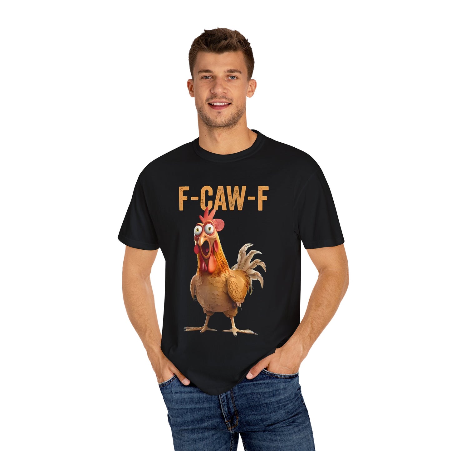 Rooster 'F-CAW-F' Graphic T-Shirt