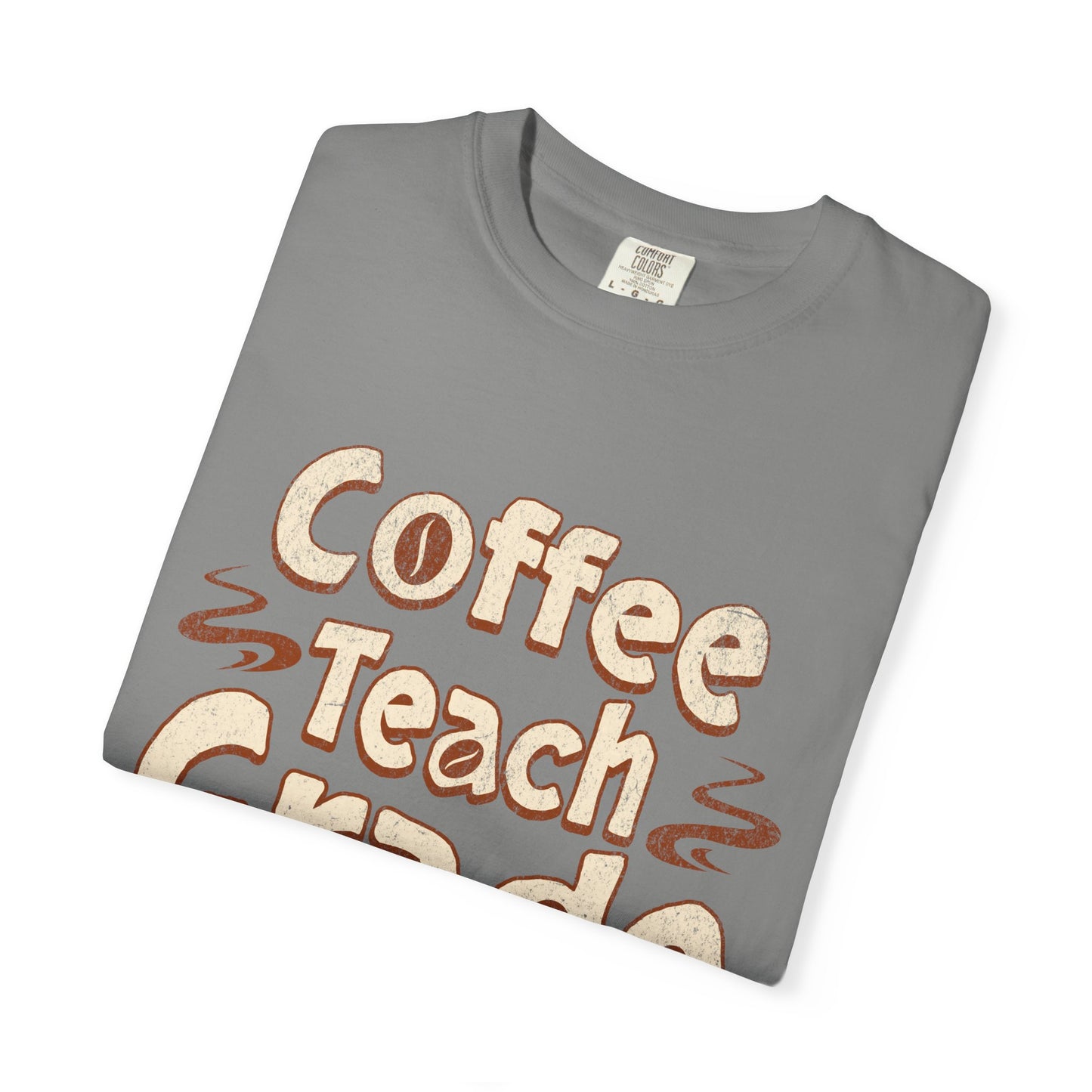 Coffee Teach Grade Repeat - Back to School T-Shirt