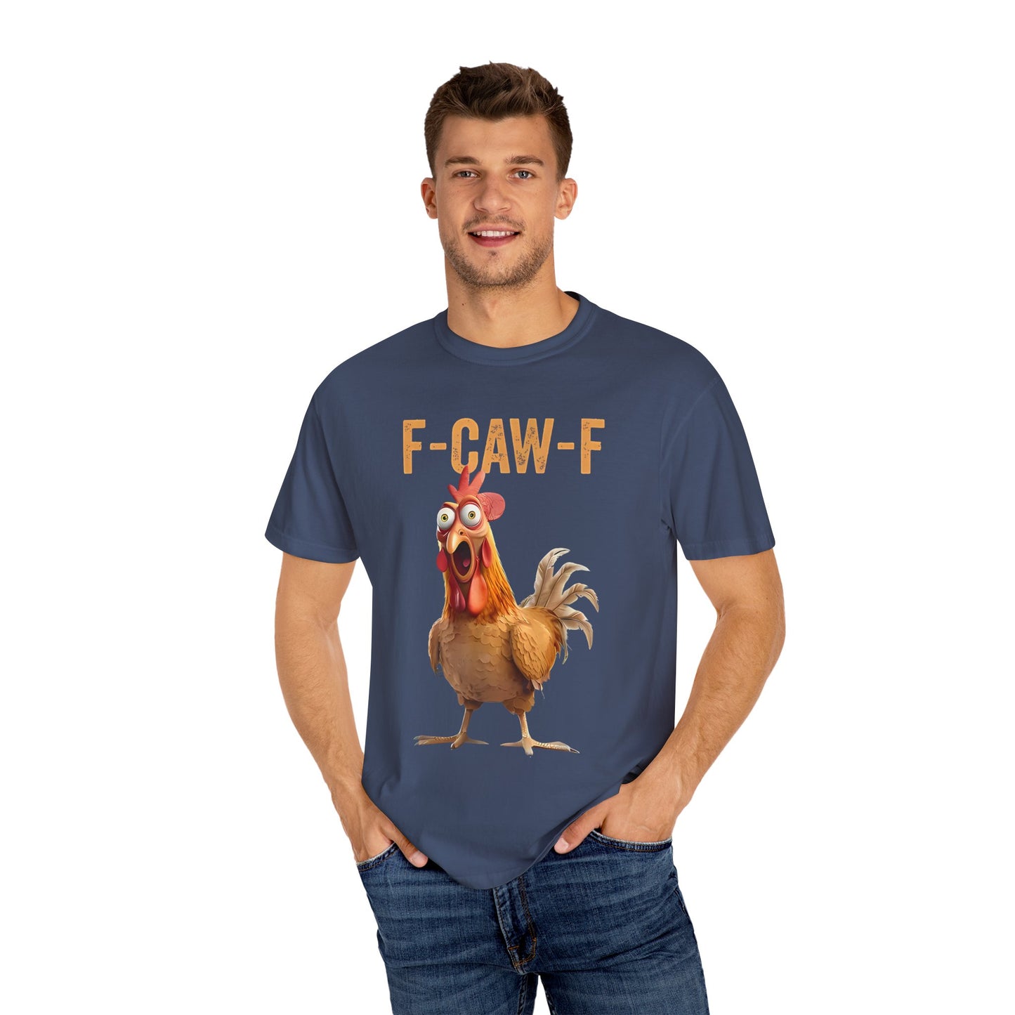 Rooster 'F-CAW-F' Graphic T-Shirt