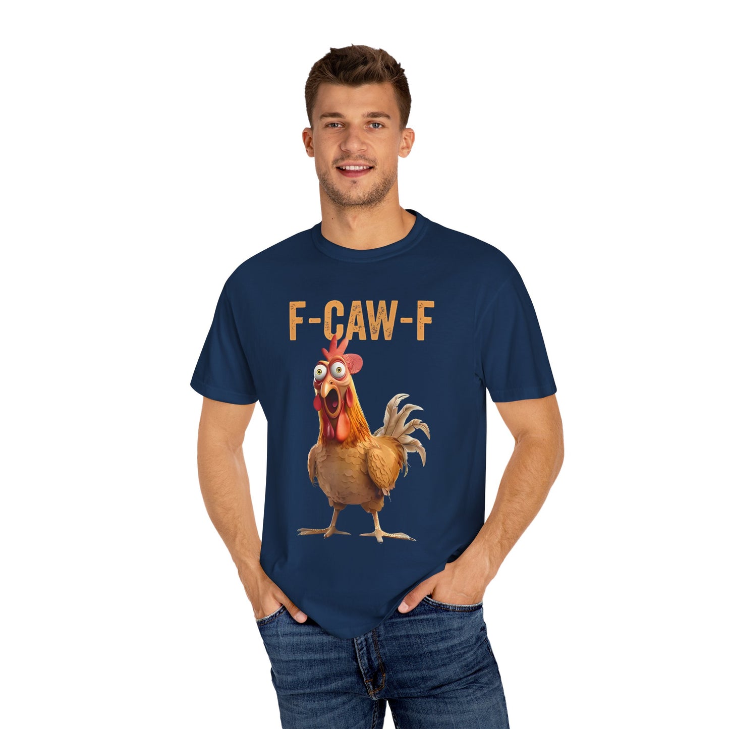 Rooster 'F-CAW-F' Graphic T-Shirt